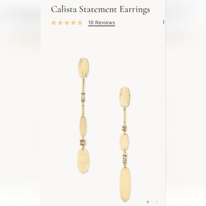 Kendra Scott Calista Asymmetrical Drop Earrings